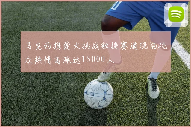 马克西携爱犬挑战敏捷赛道现场观众热情高涨达15000人